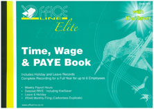 Officeline Time,Wage & Payee Book With Kiwisaver